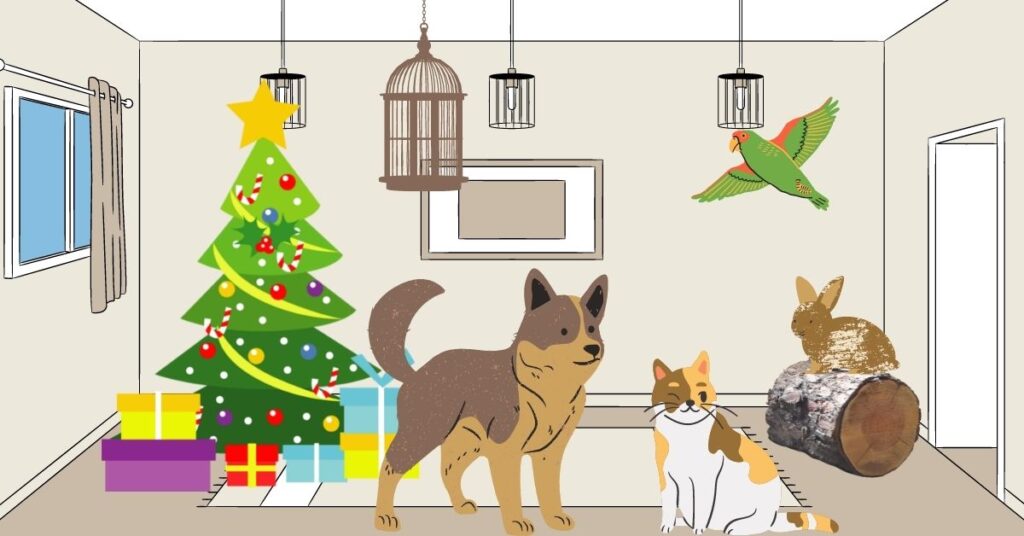 Mascotas por navidad