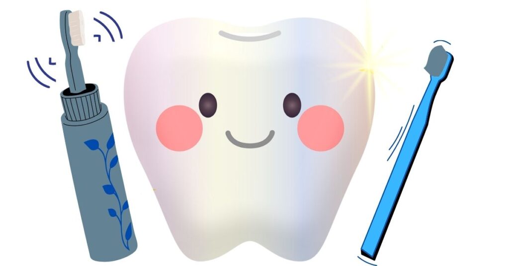 Cepillo de dientes electrico y manual