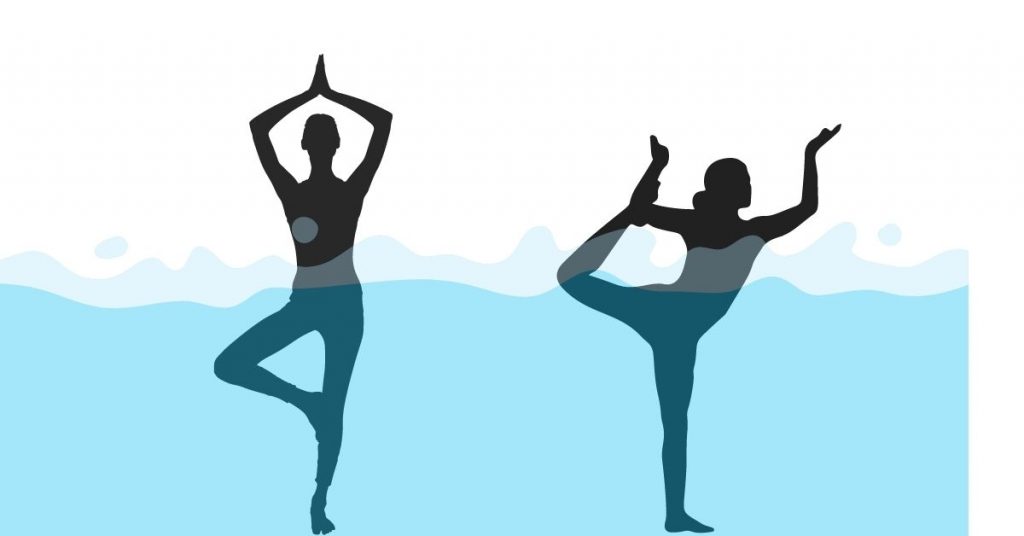 Yoga en el agua